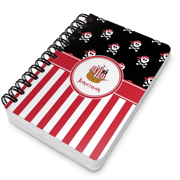 Pirate & Stripes Spiral Journal 5 x 7 - Main