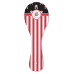 Pirate & Stripes Ceramic Spoon Rest (Personalized)