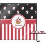Pirate & Stripes Square Table Top - 24" (Personalized)