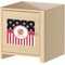 Pirate & Stripes Square Wall Decal on Wooden Cabinet