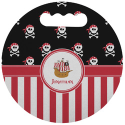 Pirate & Stripes Stadium Cushion (Round) (Personalized)