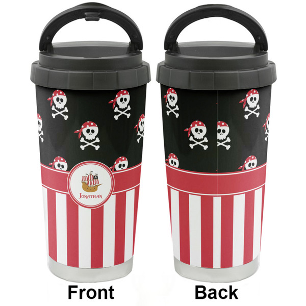 Pirate & Stripes Stainless Steel Travel Cup - Apvl
