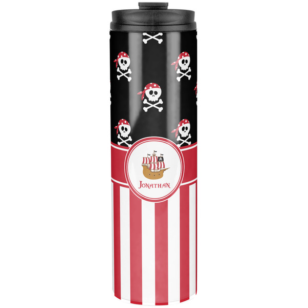 Pirate & Stripes Stainless Steel Tumbler 20 Oz - Front