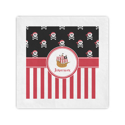 Pirate & Stripes Cocktail Napkins (Personalized)