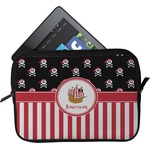 Pirate & Stripes Tablet Case / Sleeve - Small (Personalized)