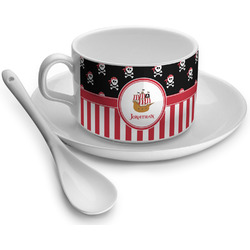 Pirate & Stripes Tea Cup (Personalized)
