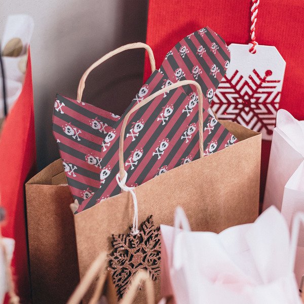 Pirate & Stripes Tissue Paper - In Gift Bag