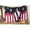 Pirate & Stripes Tote w/Black Handles - Lifestyle View
