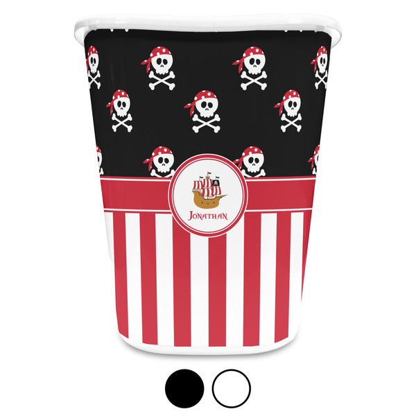 Pirate & Stripes Custom Waste Basket