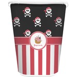 Pirate & Stripes Waste Basket (Personalized)