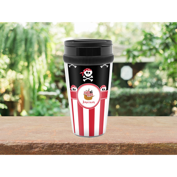 Pirate & Stripes Travel Mug Lifestyle (Personalized)