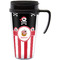 Pirate & Stripes Acrylic Travel Mug with Handle (Personalized)