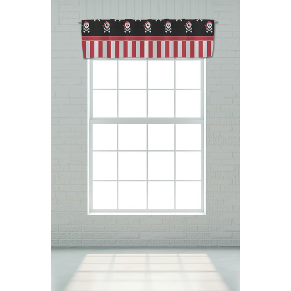 Pirate & Stripes Valance - On window