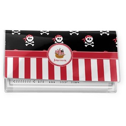 Pirate & Stripes Vinyl Checkbook Cover (Personalized)