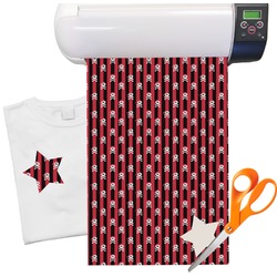 Pirate & Stripes Heat Transfer Vinyl Sheet (12"x18")