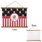 Pirate & Stripes Wall Hanging Tapestry - Landscape - APPROVAL