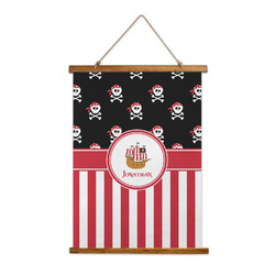 Pirate & Stripes Wall Hanging Tapestry - Tall (Personalized)
