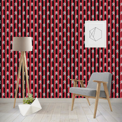 Pirate & Stripes Wallpaper & Surface Covering (Water Activated - Removable)