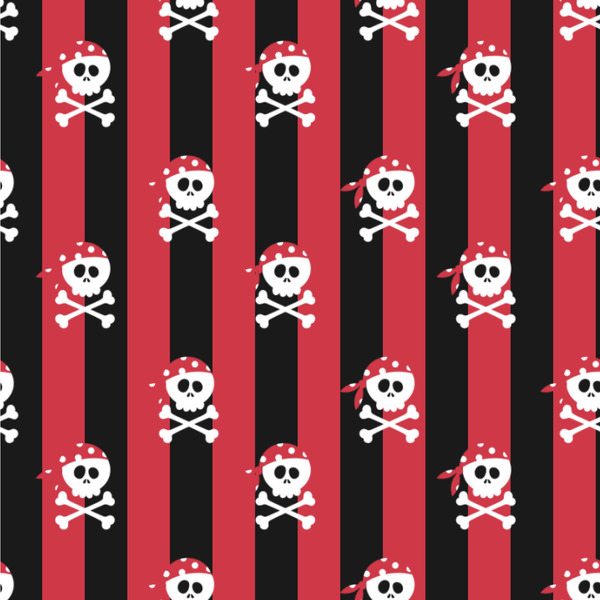 Custom Pirate & Stripes Wallpaper & Surface Covering (Peel & Stick 24"x 24" Sample)