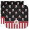 Pirate & Stripes Washcloth / Face Towels
