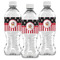 Pirate & Stripes Water Bottle Labels - Front View