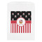 Pirate & Stripes White Treat Bag - Front View