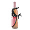 Pirate & Stripes Wine Bottle Apron - DETAIL WITH CLIP ON NECK