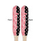 Pirate & Stripes Wooden Food Pick - Paddle - Double Sided - Front & Back