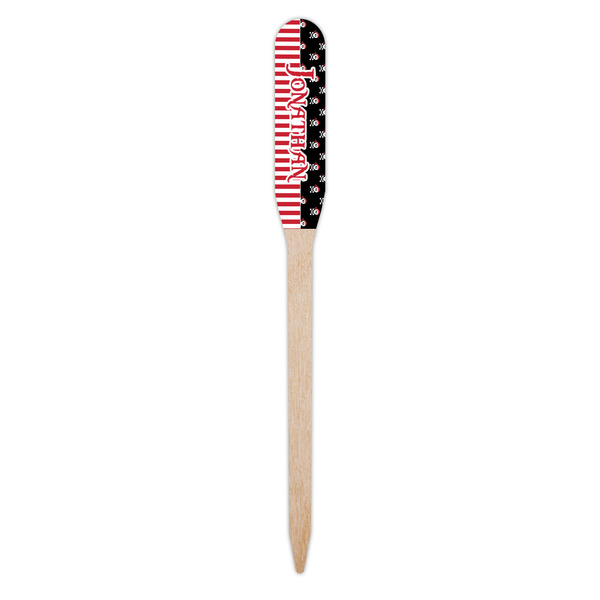 Pirate & Stripes Wooden Food Pick - Paddle - Single Pick