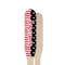 Pirate & Stripes Wooden Food Pick - Paddle - Single Sided - Front & Back