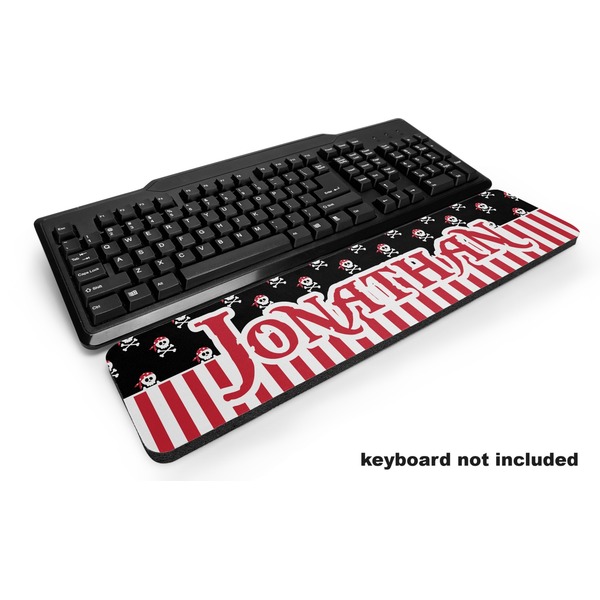 Custom Pirate & Stripes Keyboard Wrist Rest (Personalized)