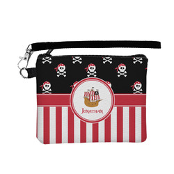 Pirate & Stripes Wristlet ID Case w/ Name or Text