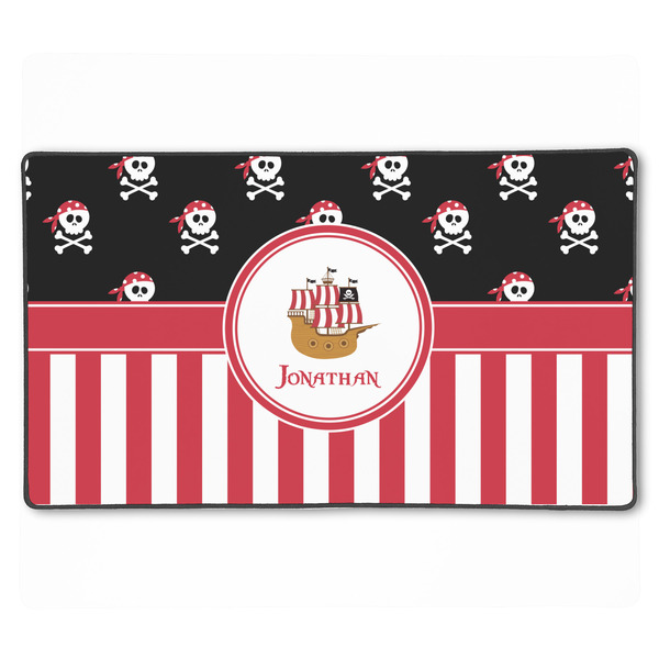 Custom Pirate & Stripes XXL Gaming Mouse Pad - 24" x 14" (Personalized)
