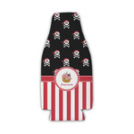 Pirate & Stripes Zipper Bottle Cooler (Personalized)