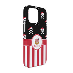 Pirate & Stripes iPhone Case - Plastic - iPhone 13 (Personalized)