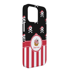 Pirate & Stripes iPhone Case - Plastic - iPhone 13 Pro Max (Personalized)