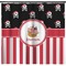 Pirate & Stripes Shower Curtain (Personalized)