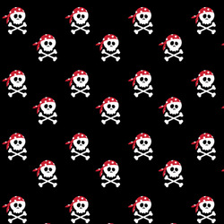 Pirate Fabric by the Yard - Spun Polyester Poplin