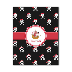 Pirate Wood Print - 11x14 (Personalized)