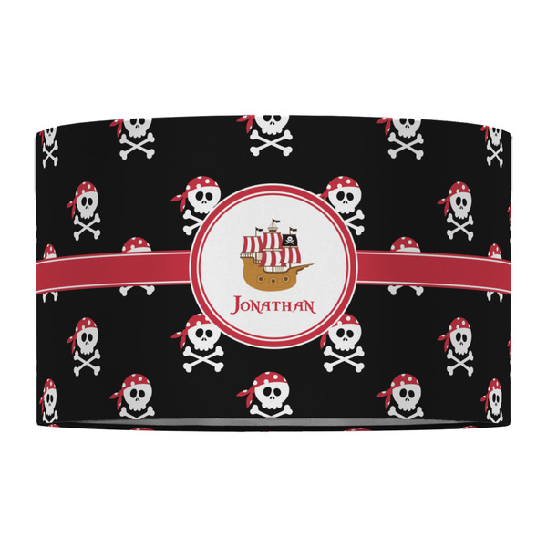 Pirate 12" Drum Lampshade - FRONT (Fabric)