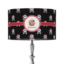 Pirate 12" Drum Lamp Shade - Fabric (Personalized)