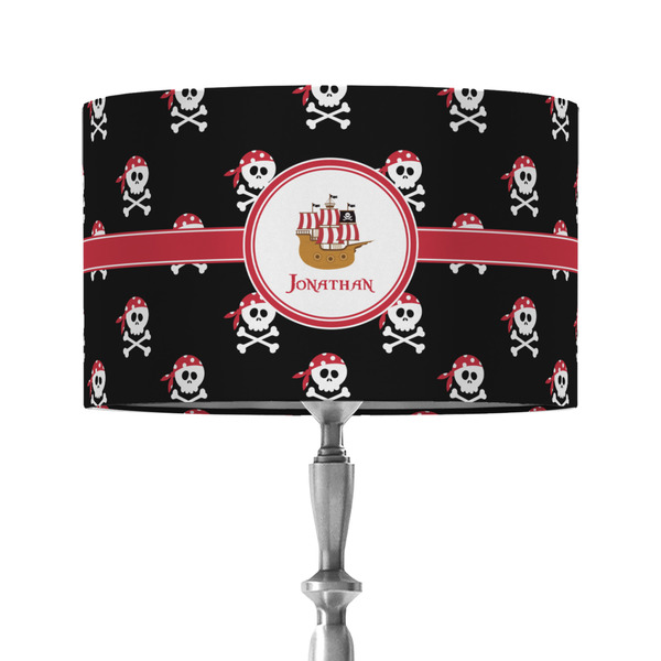 Custom Pirate 12" Drum Lamp Shade - Fabric (Personalized)