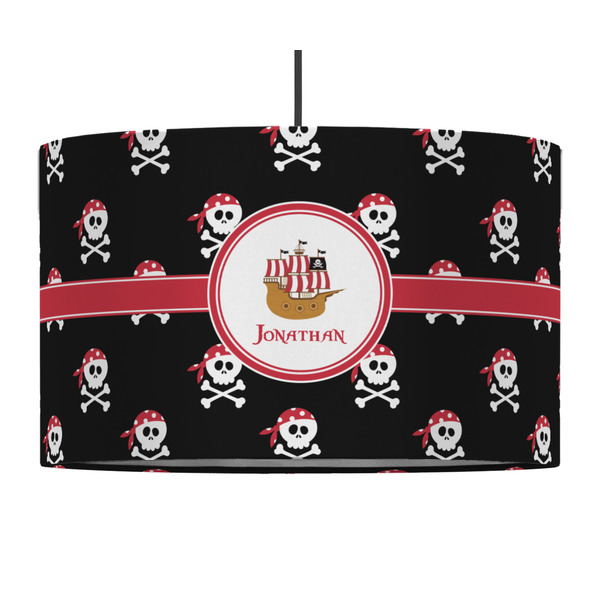 Pirate 12" Drum Lampshade - PENDANT (Fabric)