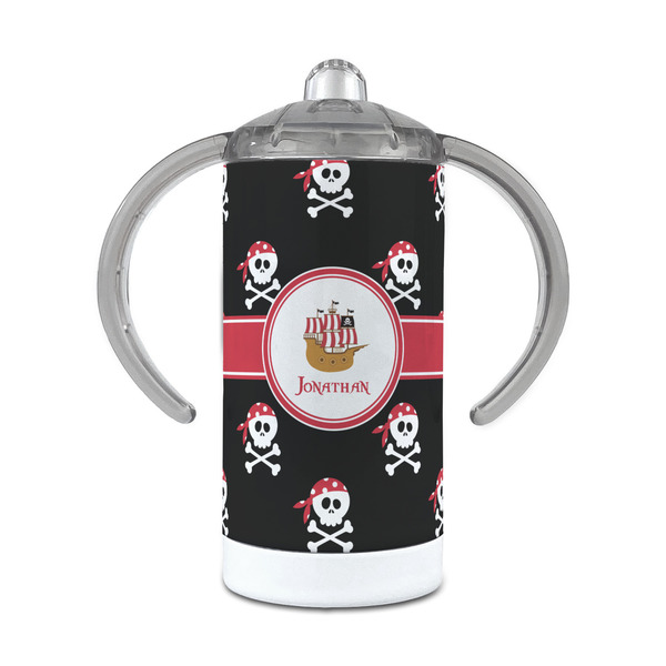 Custom Pirate 12 oz Stainless Steel Sippy Cup (Personalized)