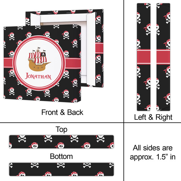 Pirate 12x12 - Canvas Print - Approval