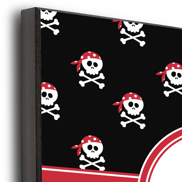 Pirate 12x12 Wood Print - Closeup