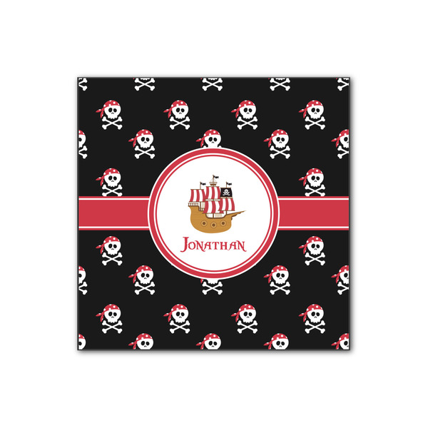 Custom Pirate Wood Print - 12x12 (Personalized)