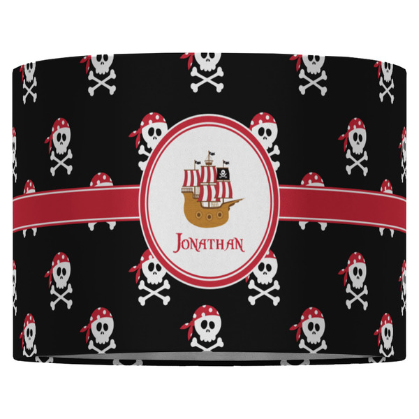 Pirate 16" Drum Lampshade - FRONT (Fabric)