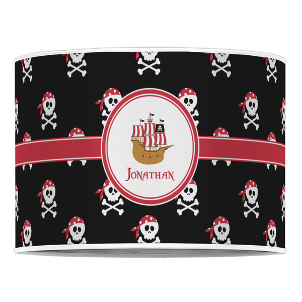 Pirate 16" Drum Lampshade - FRONT (Poly Film)