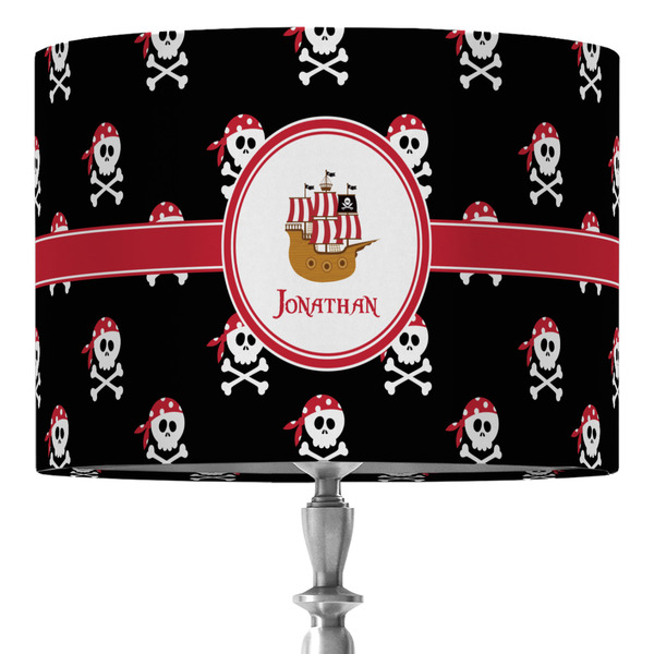 Custom Pirate 16" Drum Lamp Shade - Fabric (Personalized)